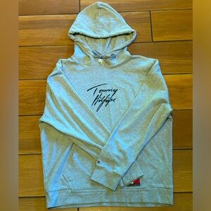 Vintage Tommy Hilfiger Hoodie, Size Medium, Color Grey